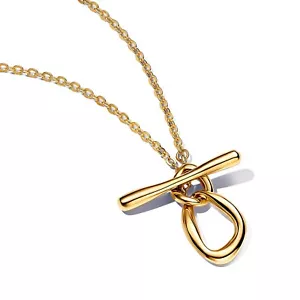 PANDORA Schmuck Damen-Kette T-Verschluss Goldfarben 363255C00-50 - Bild 1 von 2