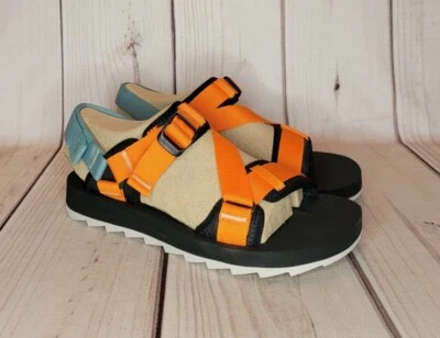 Merrell Alpine Strap Sport Sandals Exuberance Orange Blue Black Men’s Size 9 - Image 1 of 4