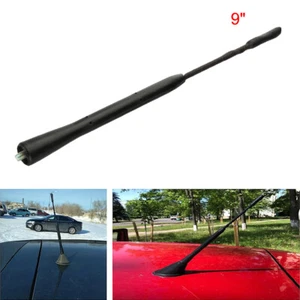 Universal 9'' Car Radio Stereo Aerial Sting Mast AM/FM Antenna Replacement Kit - Picture 1 of 13