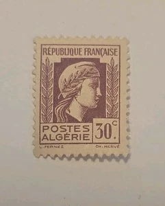 French Algeria Scott 173 Marianne D'Alger (Of Fernez) 1944 F-VF MVLH - Picture 1 of 1