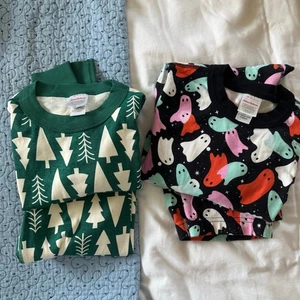 HANNA ANDERSSON Holiday Pj Bundle Set Size US 14-16 Halloween Christmas - Picture 1 of 6