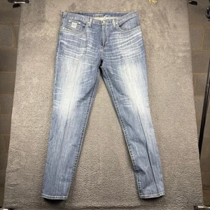 Cinch Mens Jeans 42x36 Blue Denim Western Relaxed Fit Cowboy Casual Pants - Picture 1 of 16
