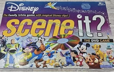 Disney Scene It? Family Trivia DVD Board Game Original 2004 Complete - Image 1 of 4