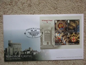 Windsor Castle 2017 hoja mínima sin agregar. FUNDA PRIMER DÍA, CASTILLO DE WINDSOR (DISEÑO OVALADO - Imagen 1 de 1