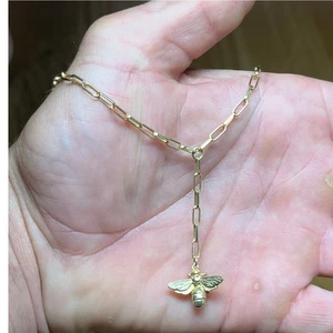 Collana APE in argento sterling tono oro. ITALIA marcato 925 con maker. - Foto 1 di 10