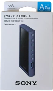 Funda de silicona y protector de pantalla Sony CKM-NWA300LC para Walkman NW-A306, azul - Imagen 1 de 2