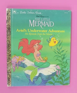 A Little Golden Book Walt Disney The Little Mermaid Ariel's Underwater Adventure - Picture 1 of 4