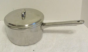 Sears Range Craft 393 5071 Pot Vintage  Stainless Steel 2.5QT  Sauce pan W/Lid - Picture 1 of 3