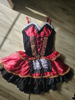 Dreamgirl Sexy Sultry Little Red Riding Hood  Halloween Costume Dress Cape S/M - Image 1 of 2