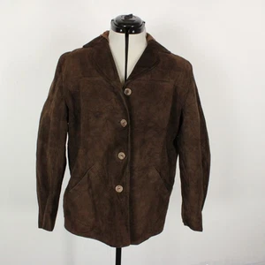 Vintage Swedish Goatskin Suede Jacket Smålands Jackan Allan Wallertz 44 UK M - Picture 1 of 18