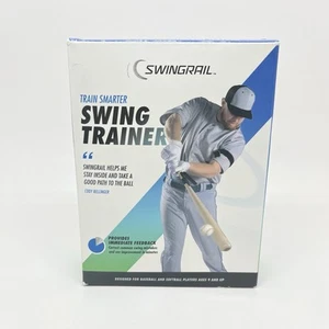 NEW SWINGRAIL Baseball & Softball Swing Trainer - Power Batting Hitting Aid - Picture 1 of 6