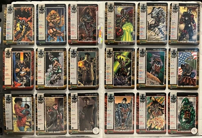 Spawn Power Cardz CCG Caliber Card Set 187/190 (Missing x 3) + P1-4 + 3 x Promos - Image 1 of 4