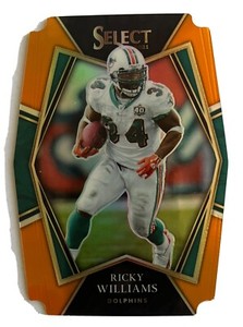 2021 Select Ricky Williams Orange Die-Cut #47/249 Premier Level Miami Dolphins