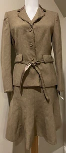 NIPON BOUTIQUE Womens Blazer Shirt & Skirt Suit 2 Pc Set Outfit NWT $380 - Sz 2P - Picture 1 of 7