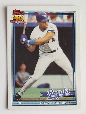 DANNY TARTABULL 1991 Topps Baseball #90 Kansas City Royals - Image 1 of 2