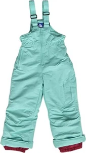 New Snow Country Outerwear Little Girls S 4 5 Ski Bibs Insulated Pants 310 Mint - Picture 1 of 5