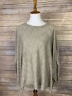 Knox Rose Poncho Style Sweater Oversized Open Sides S/m Long Sleeve Asymmetric