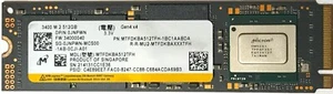 Micron 3400 NVMe 512GB SSD M.2 2280 Gen4 x4 MTFDKBA512TFH - Picture 1 of 1