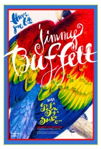 Jimmy Buffett and the Coral Reefers - Little Rock - Tour 2019 - Póster de concierto - Imagen 1 de 4
