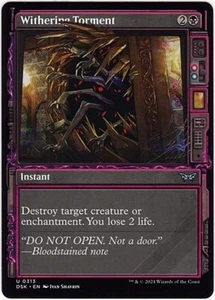 MTG Duskmourn Withering Torment Showcase (Uncommon) - Picture 1 of 2