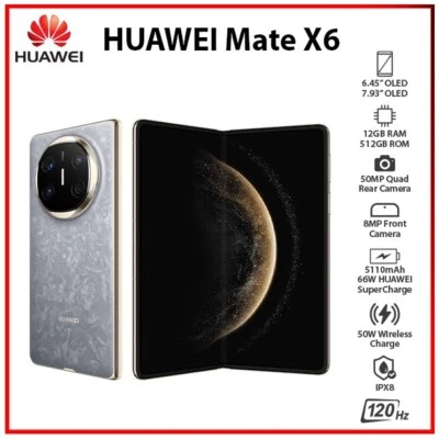 (New) Huawei Mate X6 GREY 12GB+512GB Dual SIM Unlocked EMUI Mobile Phone - Bild 1 von 4