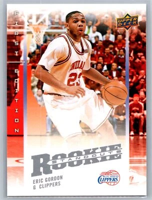 2008-09 Upper Deck First Edition #RS-EG Eric Gordon Rookie Standouts - Image 1 of 2