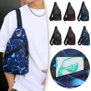 Men/Boys Chest Bag Pack Outdoor Travel Sport Shoulder Bags Sling Cross Body Hot~ - Picture 1 of 25