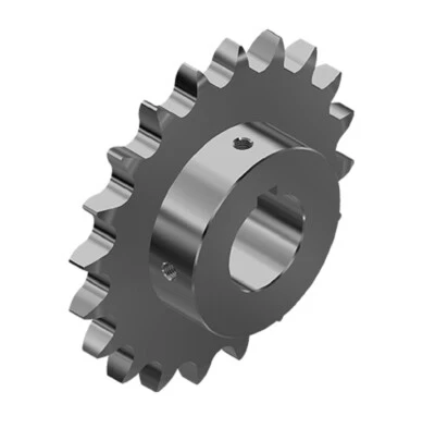 ANTRIEBSEXPRESS Kettenrad 08 B-1 - 1/2" x 5/16" - 10-30 Zähne mit Bohrung, Nut, Gewinde Ritzel