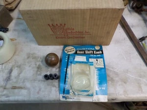 ford walnut shift knob case of 12 unopened 1960's stock rat rod hot rod 4 speed - Picture 1 of 5