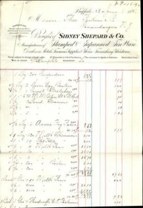 1892 Canandaigua New York (NY) Sidney Shephard and Co. - Bild 1 von 2
