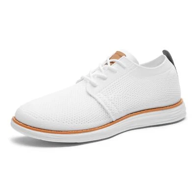 Men's Mesh Sneakers Oxfords Lace-Up Lightweight Casual Semi-Formal Walking Shoes - Image 1 of 4