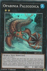 Yu-Gi-Oh! 2017 MEGA TIN : OPABINIA PALEOZOICA (Konami) - Foil - Foto 1 di 2