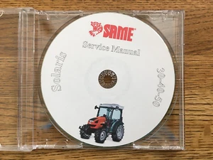 SAME Solaris 30 40 50 Tractor Service Repair Workshop Manual CD - Picture 1 of 5