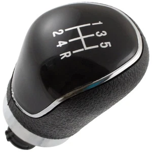 POMELLO LEVA DEL CAMBIO NERO 5+R PER FORD FIESTA VI MK7 FOCUS II FL III C-MAX II - Imagen 1 de 10