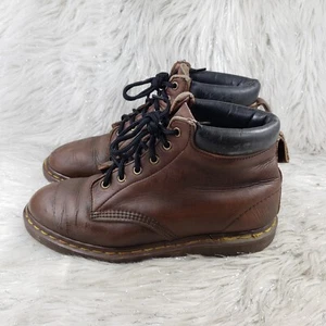 Stivali DR. MARTENS in pelle marrone da uomo taglia US 8 - Foto 1 di 6