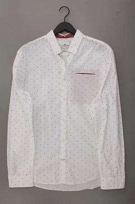 ⭐ Tom Tailor camicetta per uomo taglia 54, XL bianco di cotone ⭐ - Immagine 1 di 4