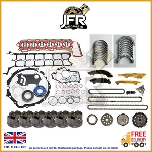 JAGUAR ROVER DT306 AJ20D6 TIMING CHAIN KIT WITH GEARS PISTON X6 + REBUILD 3.0 D - Picture 1 of 24