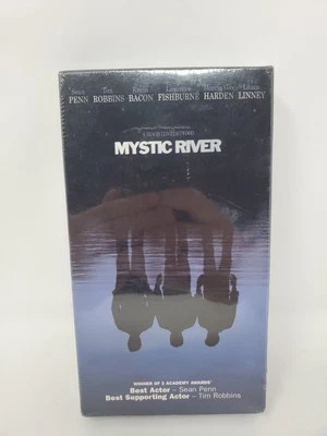 MYSTIC RIVER VHS Penn, Robbins, Bacon, Fishburne 2003 Video Tape New Sealed - Image 1 of 4