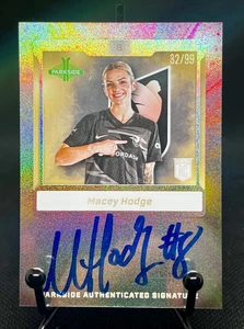 Macey Hodge 2025 Parkside NWSL Vol 1 Signature Series Foil Shimmer /99 SP Auto - Bild 1 von 2