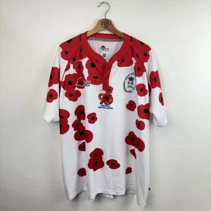 British Army Rugby Shirt 3XL Samurai 2012/13 Rememberance Poppy Soldier 90 Jahre - Bild 1 von 7