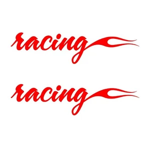 Racing Fancy Flame Car Bike Van Truck Boat Vinyl Graphic NEO00651 - Picture 1 of 2