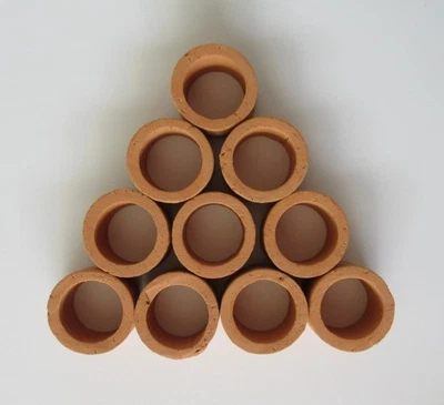 FLORARI 10 Stück Keramikring - Pflanzring Aquarium Wasserpflanzen Aquarienpflanzen Terra