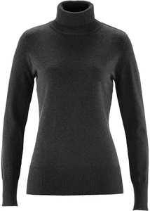 Basic Rollkragenpullover Gr. 44/46 Grau Damen Langarm Strick-Pullover Neu - Bild 1 von 1