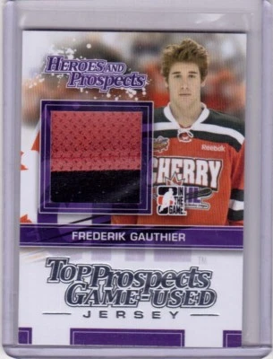 FREDERIK GAUTHIER 13/14 ITG H&P Rookie Top Prospects SILVER Jersey /30 #TPM-10 - Image 1 of 2