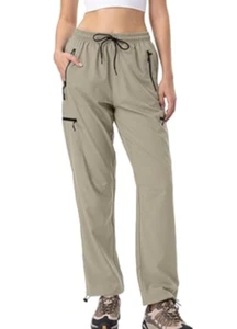 NEW Maison Misfits Women's Quick Dry Hiking Cargo Pants Size Medium 32" Inseam - Picture 1 of 1