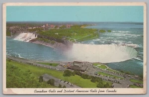 Cataratas Canadienses, Cataratas del Niágara, postal vintage. - Imagen 1 de 2