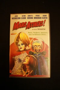 MARS ATTACKS ! (1996) - JACK NICHOLSON - VHS Kassette - Warner Bros - Bild 1 von 4