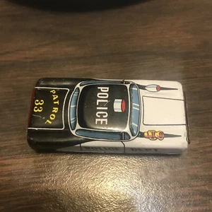 VINTAGE CAR TIN TOY POLICE PATROL JAPAN 1960's ORICINAL 33 - Picture 1 of 6