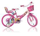 Dino Princess Toon Kids Bike 14" Wheel Cycling Bicycle Single Speed Pink