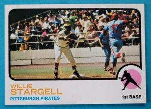 1973 Topps #370 Willie Stargell Pittsburgh Pirates HOF Baseballkarte fast neuwertig - Bild 1 von 2